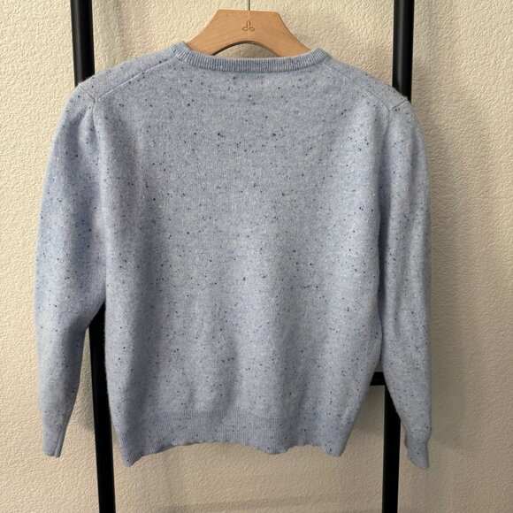 J. Crew Everyday Cashmere Crewneck Knit Sweater in Donegal Size Medium - Picture 6 of 6